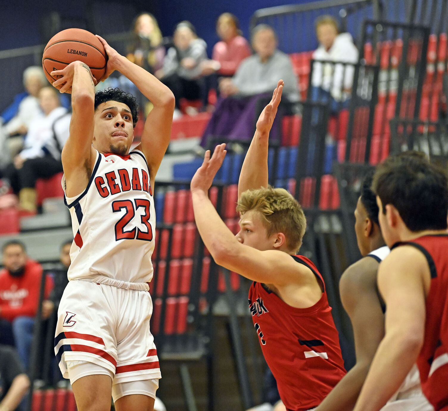 Warwick vs. Lebanon - L-L League boys basketball